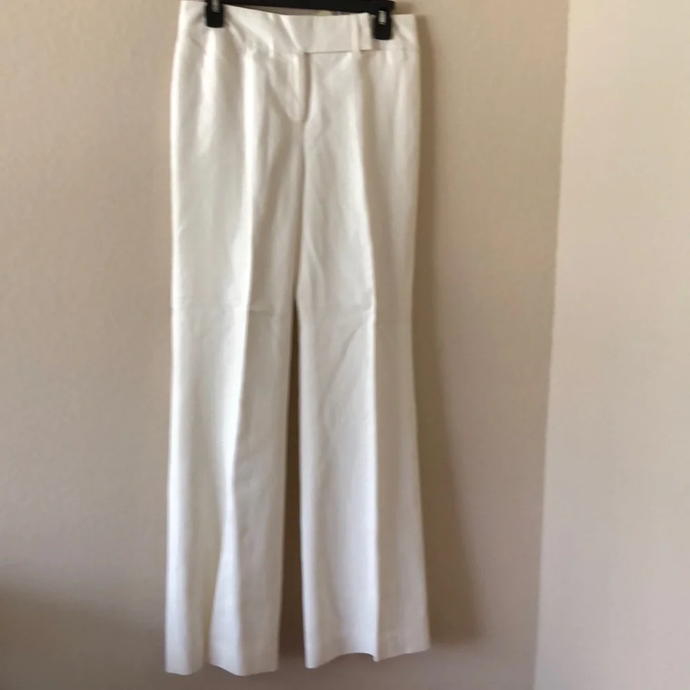 Semi wide leg pinstripe pants, trousers, new - Picture 1 of 4